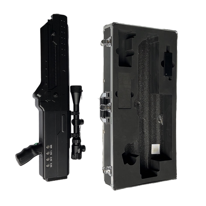  渝中手持便携式枪型低空防御反制四通道A型